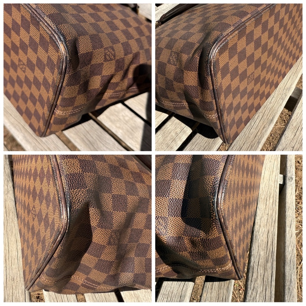 Authentic Louis Vuitton Damier Ebene Saleya MM Tote - Picture 16 of 17